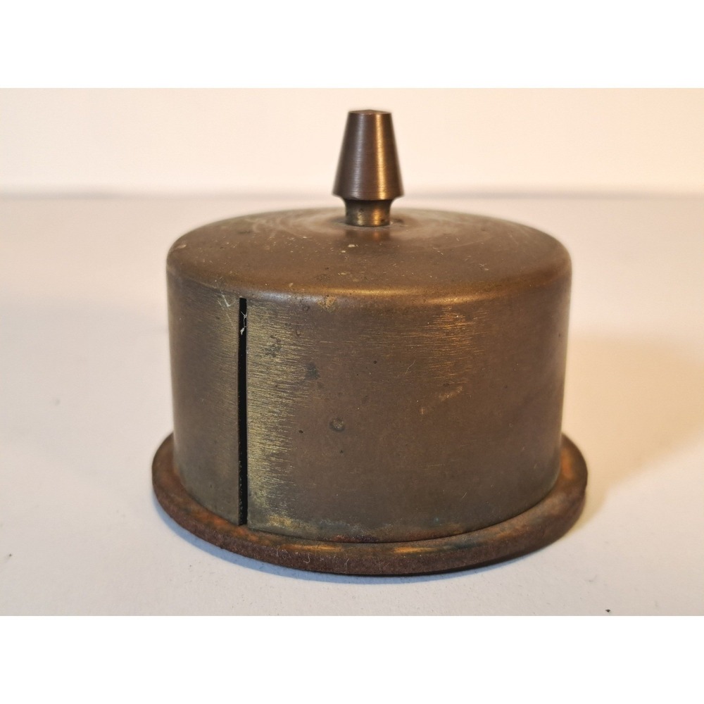 VTG Pat Products Brass Desk Accessory Stamp Moistener Roseland NJ USA Industrial